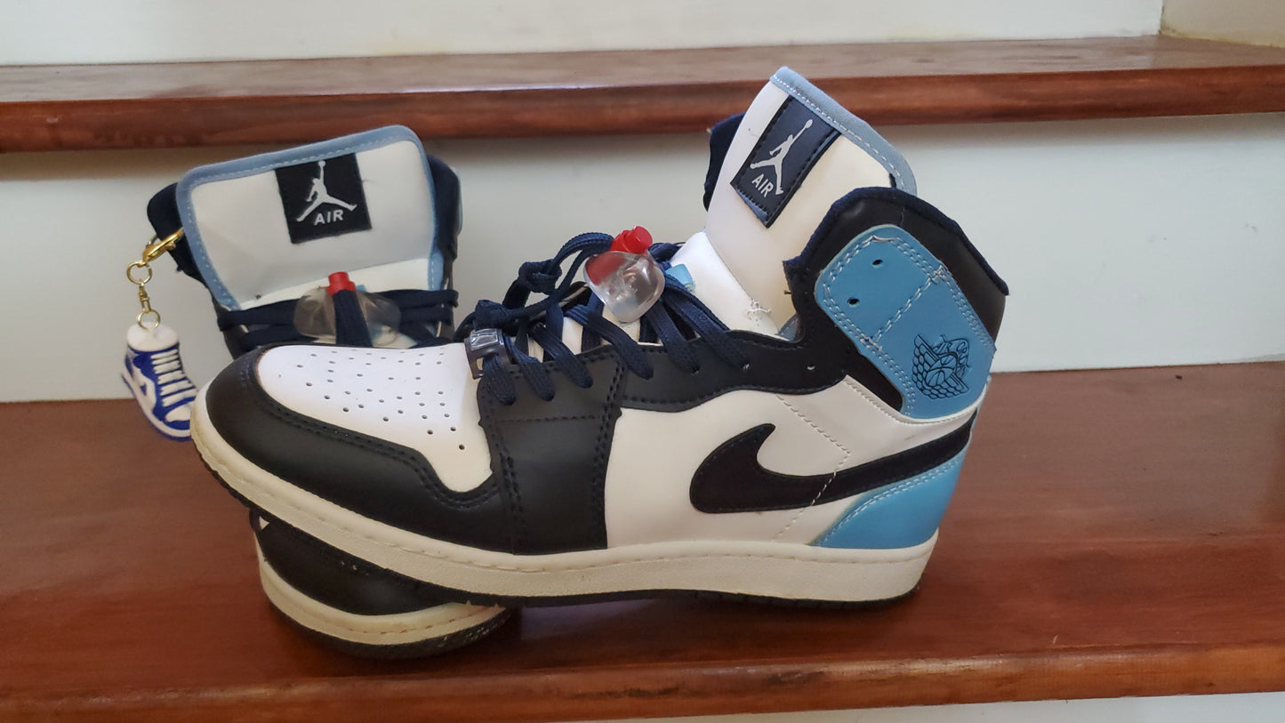 NIKE AIR JORDAN 1 (BLUE & WHITE) NEW