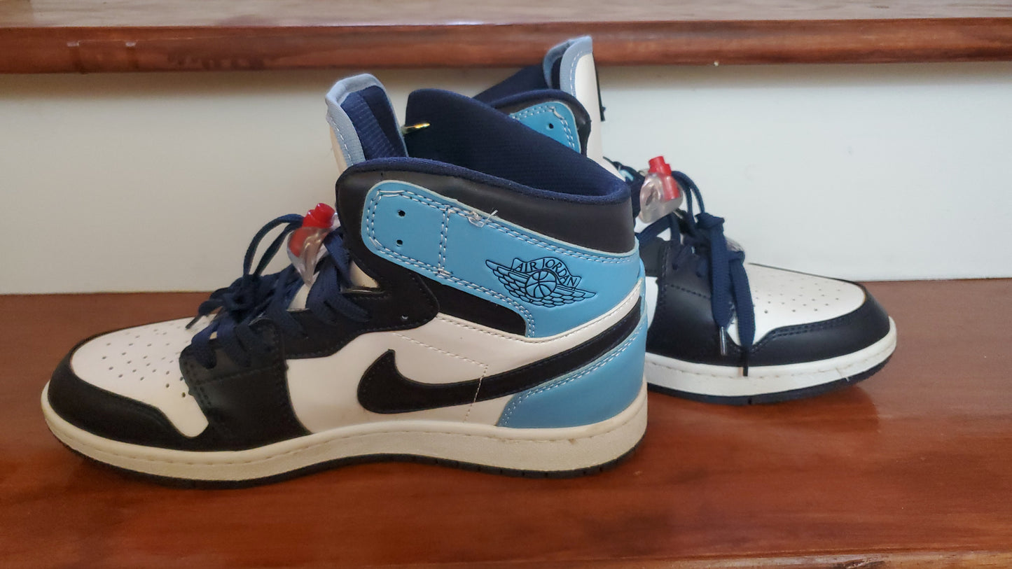 NIKE AIR JORDAN 1 (BLUE & WHITE) NEW