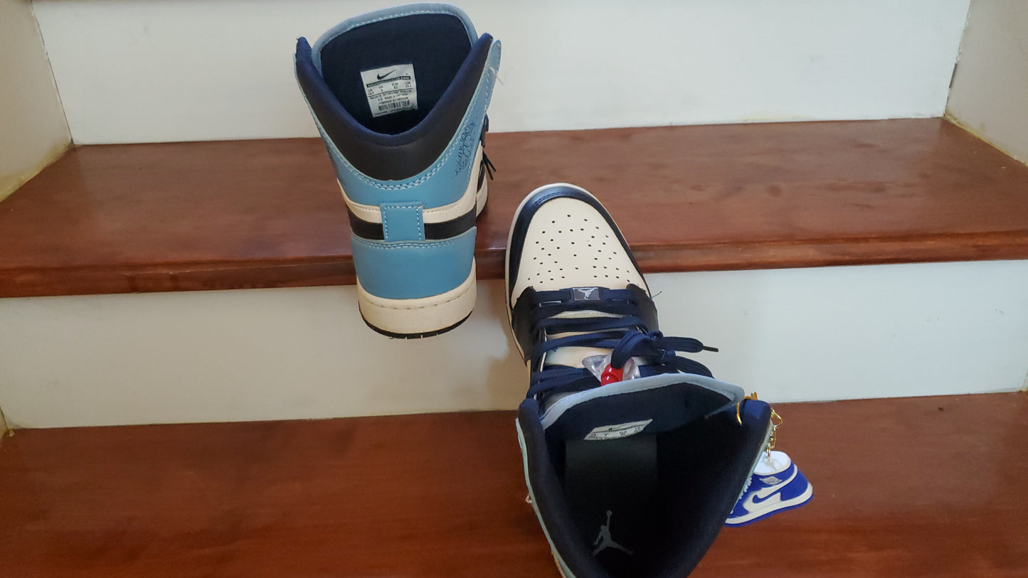 NIKE AIR JORDAN 1 (BLUE & WHITE) NEW