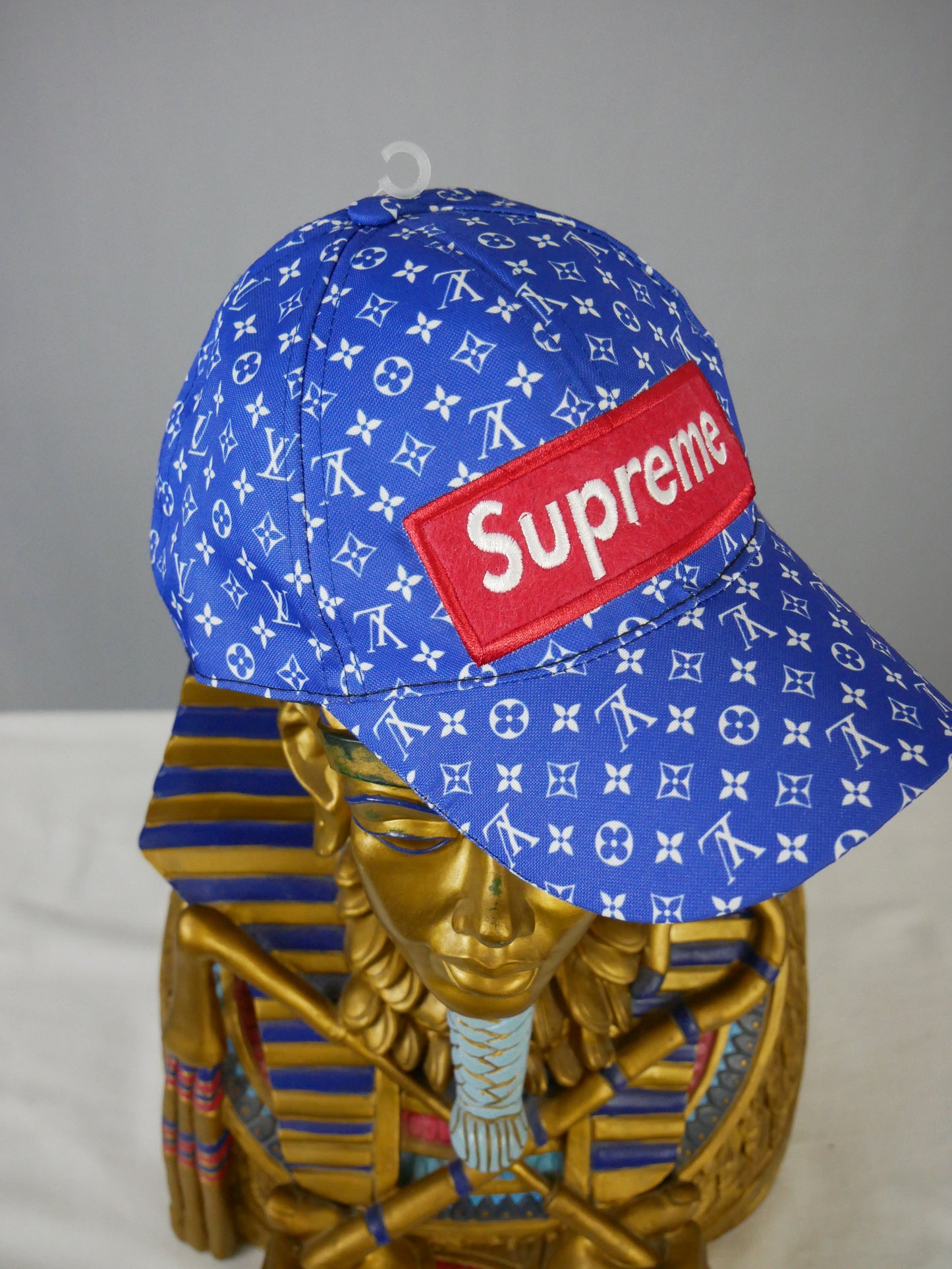 LOUIS VUITTON X SUPREME CAP (BLUE)/NEW
