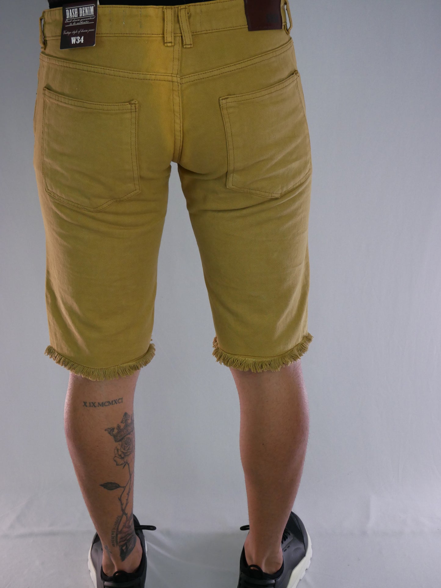DASH DENIM SHORTS (GOLD)/NEW