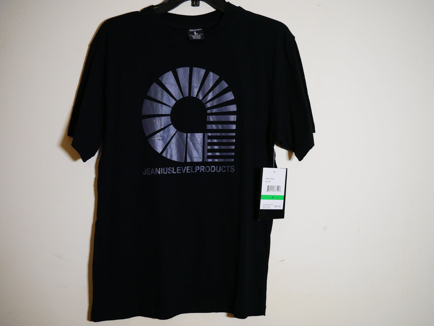 AKADEMIKS JEANIUS LEVEL T-SHIRT BLACK/(NEW)