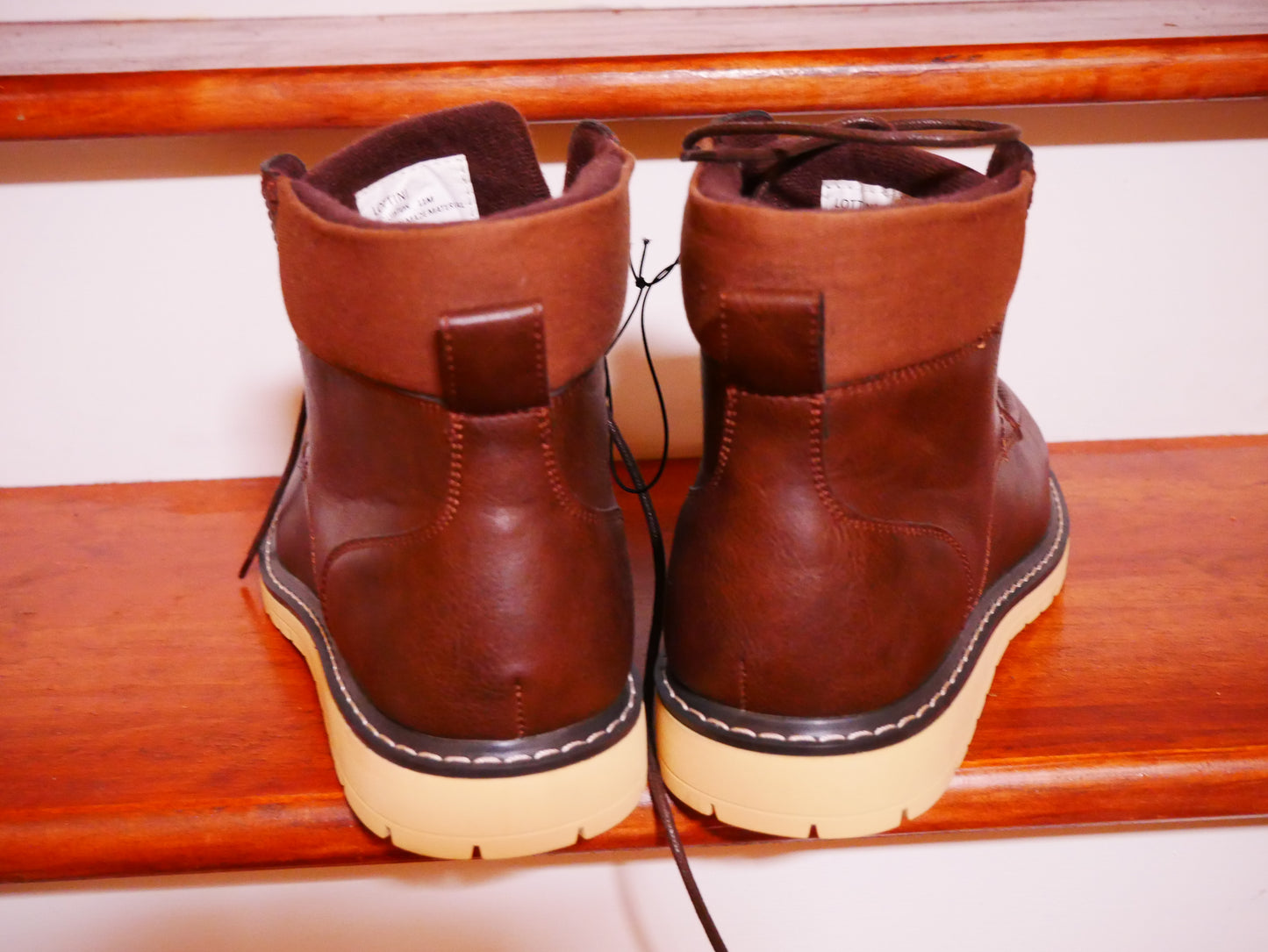 LOTTINI LUMBER JACK BOOTS (BROWN)/NEW