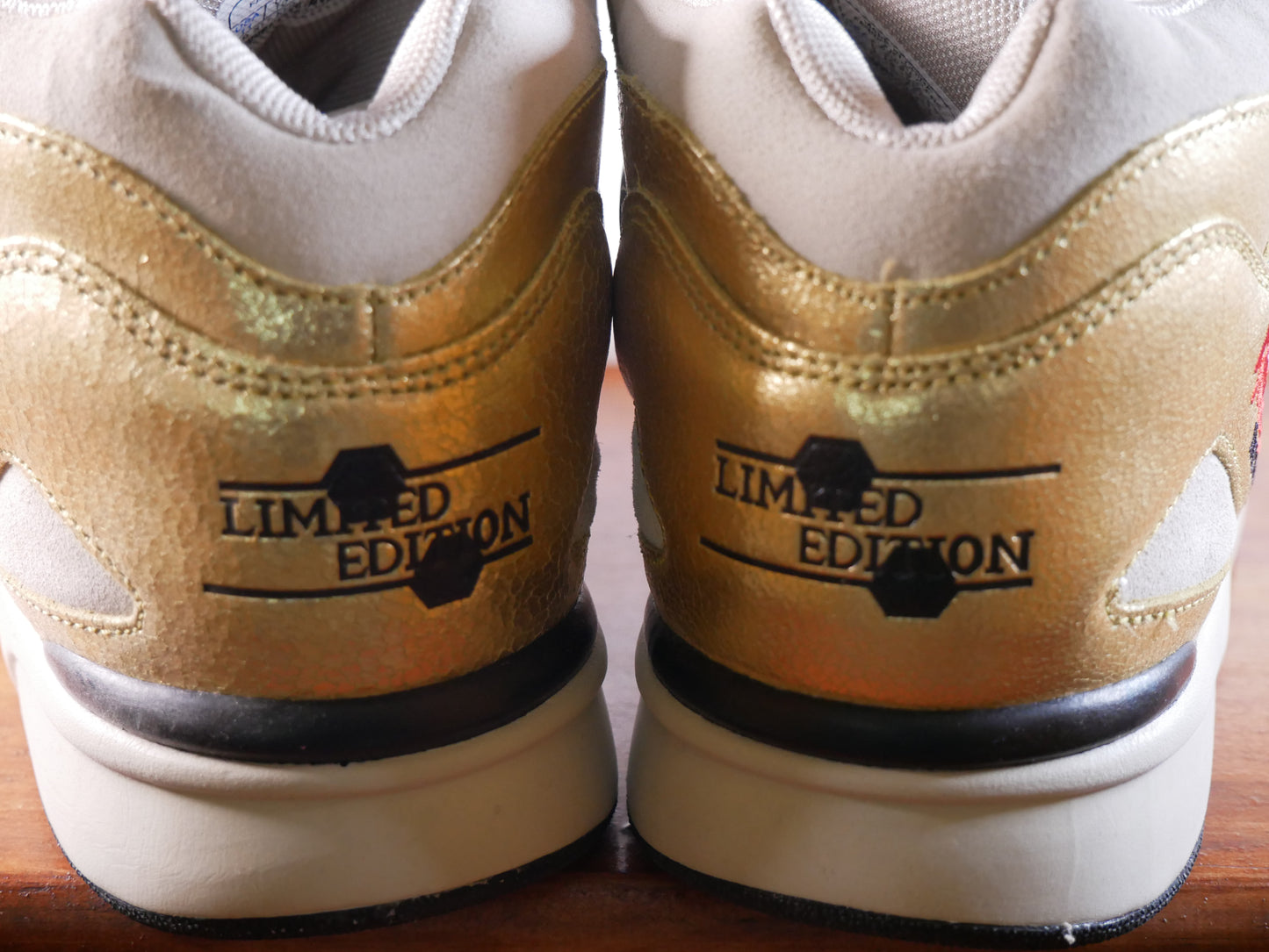 REEBOK THE PUMP HIGH-TOP LIMITED EDITION SNEAKERS (GOLD)/NEW