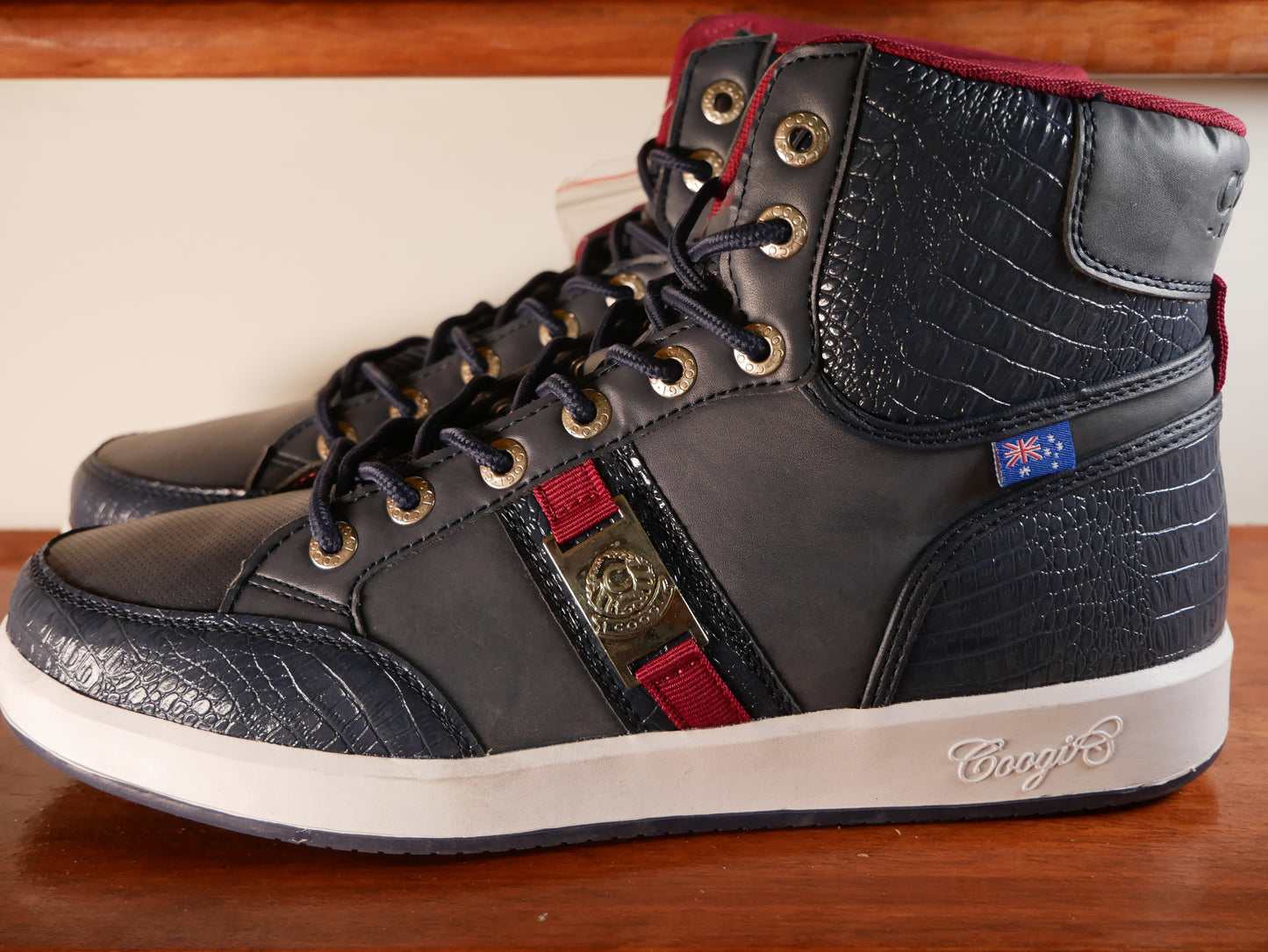 COOGI HIGH TOP SNEAKERS (BLUE)/ NEW