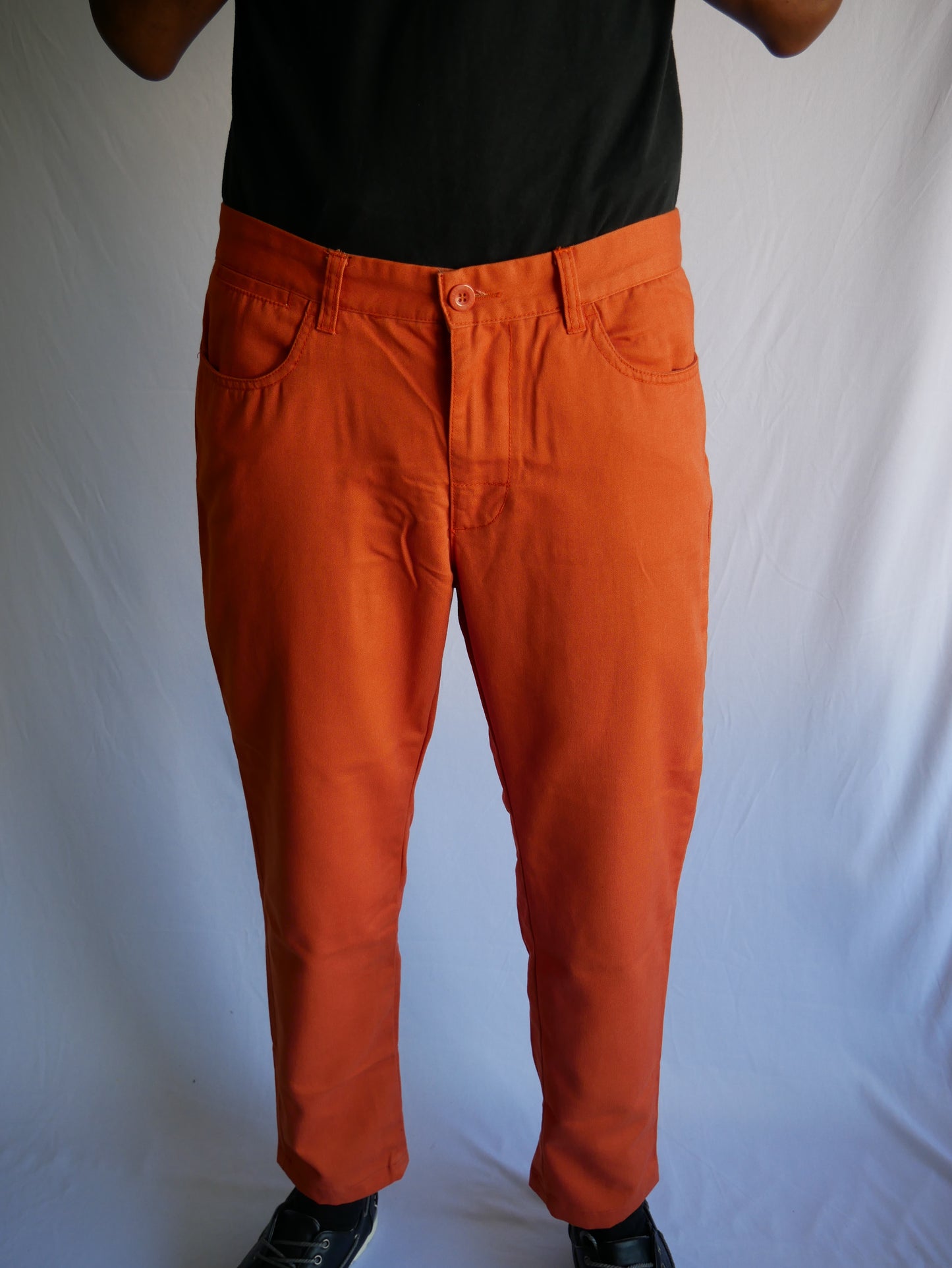 AMONGST OTHERS CHINO DRESS PANTS (ORANGE) USED