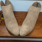 seven7 SUEDE ANKLE BOOTS (CAMEL)/NEW