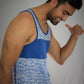 MODERN CULTURE TANK-TOP (BLUE)/NEW