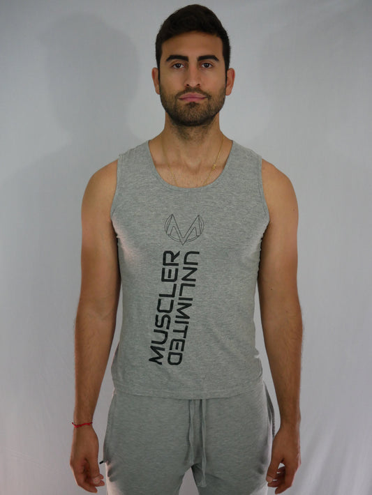 MUSCLER UNLIMITED KEEP FIT TANK-TOP (GRAY)/NEW