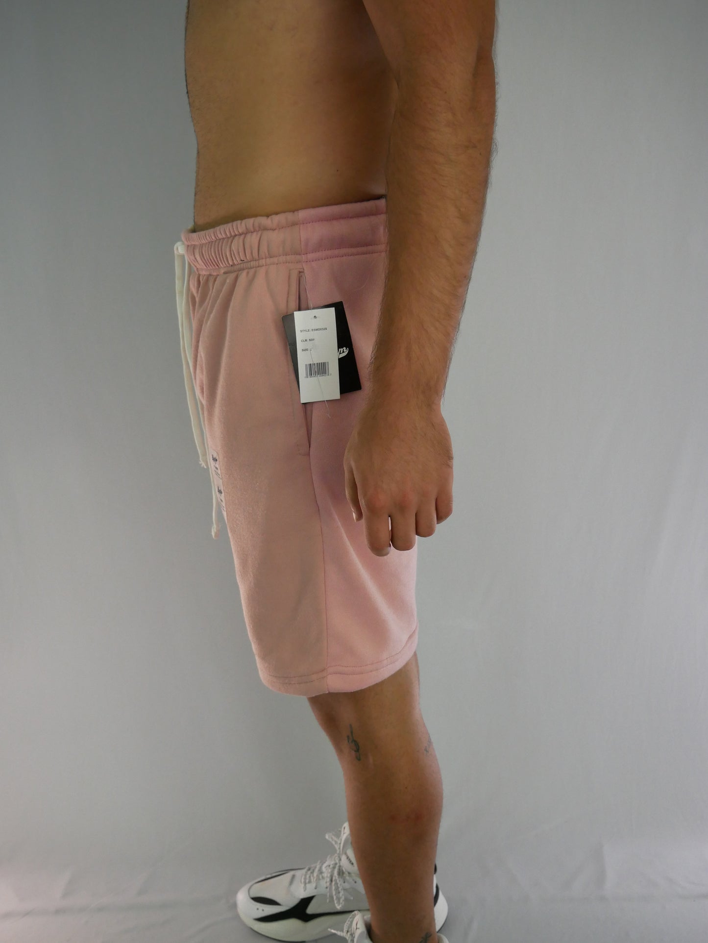 BROOKLYN CLOTH 2 TONE SHORTS (PINK & SAND)/NEW