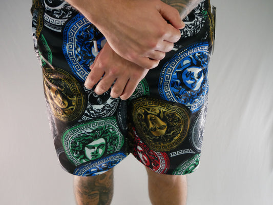 BAROQUE GOLD MULTI-COLORED SHORTS (NEW)