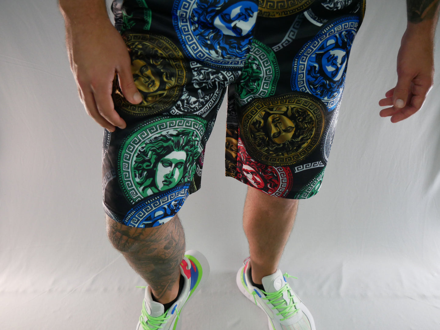 BAROQUE GOLD MULTI-COLORED SHORTS (NEW)