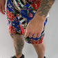 FRESH PRINTS OF BELAIRE FLORAL SHORTS (MULTICOLOR)/NEW