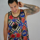 FRESH PRINTS OF BEL-AIR FLORAL TANK-TOP (MULTI-COLOR)/NEW