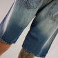 JEANIUS AKADEMIKS DENIM SHORTS (BLUE)/NEW