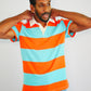 FOREVER 21 POLO SHIRT (ORANGE/BLUE/NEW)