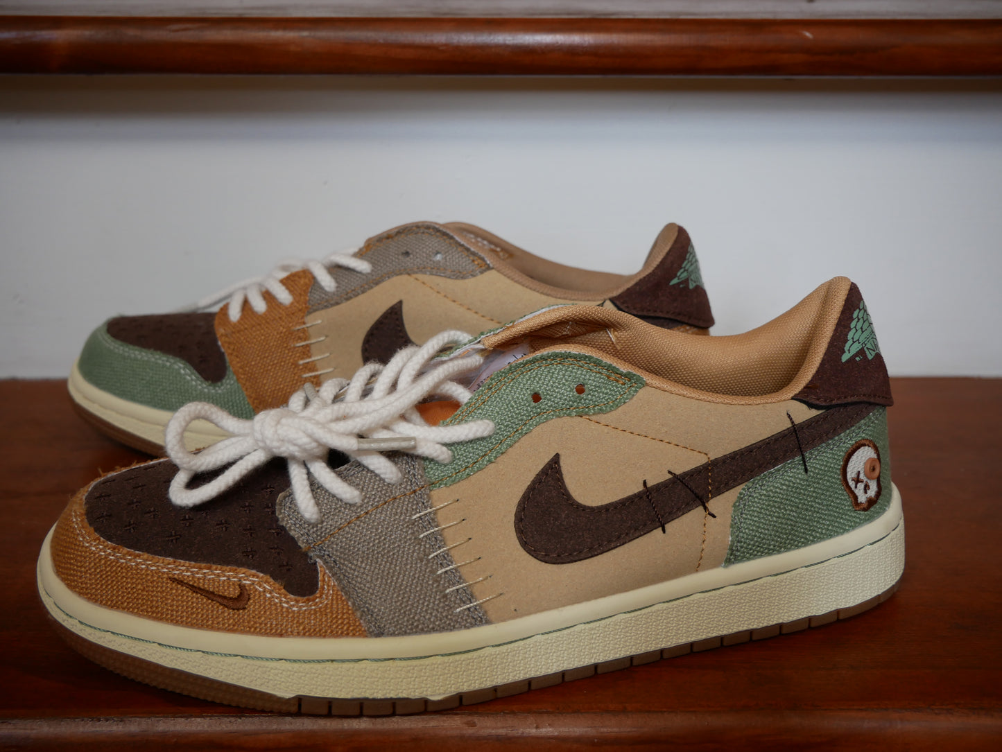 ZION WILLIAMSON AIR JORDAN 1 OG (BROWN/CREAM/GREEN) NEW
