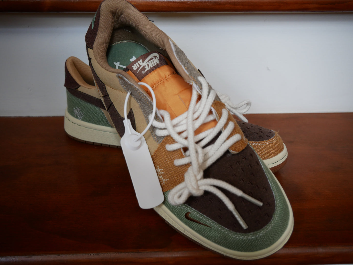 ZION WILLIAMSON AIR JORDAN 1 OG (BROWN/CREAM/GREEN) NEW