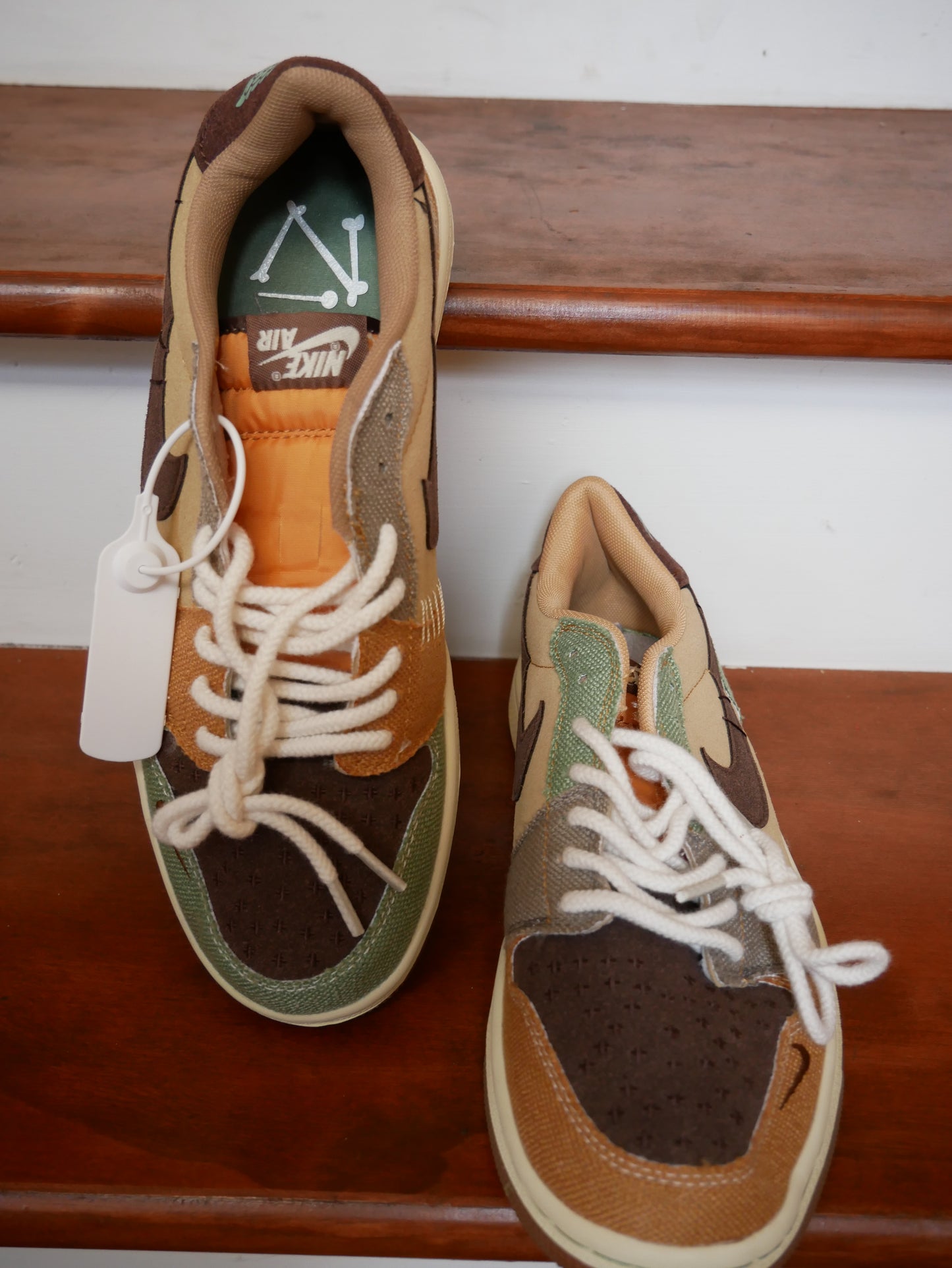 ZION WILLIAMSON AIR JORDAN 1 OG (BROWN/CREAM/GREEN) NEW