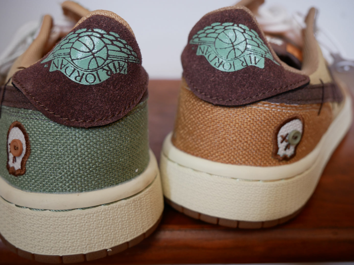 ZION WILLIAMSON AIR JORDAN 1 OG (BROWN/CREAM/GREEN) NEW