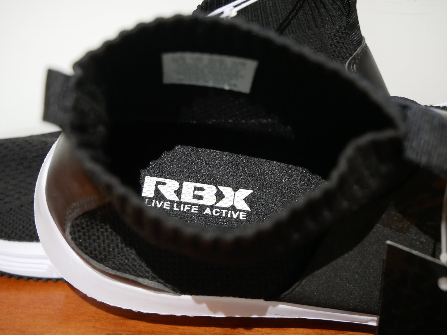 RBX  HIGH TOP SNEAKERS (BLACK)/NEW