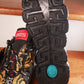 VERSACE TRIGRECA LOW TOP SNEAKERS ( BLACK & GOLD)/ NEW