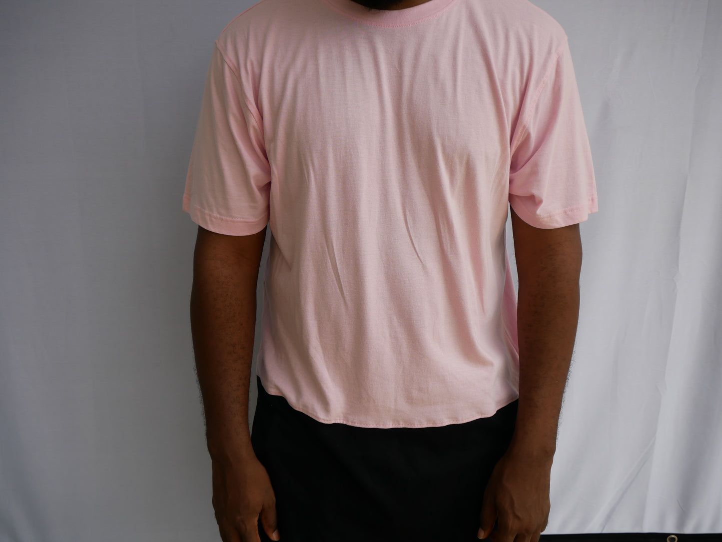 AKADEMIKS TWO-TONE PINK & BLACK  T-SHIRT/NEW