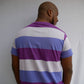 IMPERIOUS 3 STRIPED T-SHIRT (MAUVE,BLUE & PURPLE)/NEW
