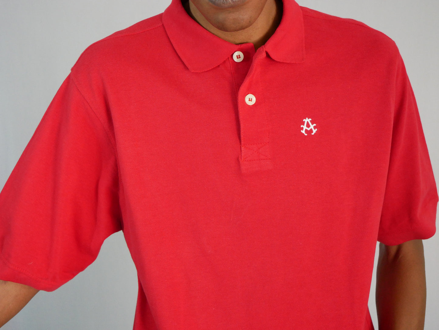 AKADEMIKS POLO SHIRT (RED)/NEW