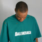 BALENCIAGA HOBO OVERSIZE T-SHIRT (OLIVE)/NEW
