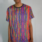 DRILL MULTI-COLORED T-SHIRT (RED)/NEW