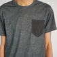 AKADEMIKS POCKET T-SHIRT (GRAY)/NEW