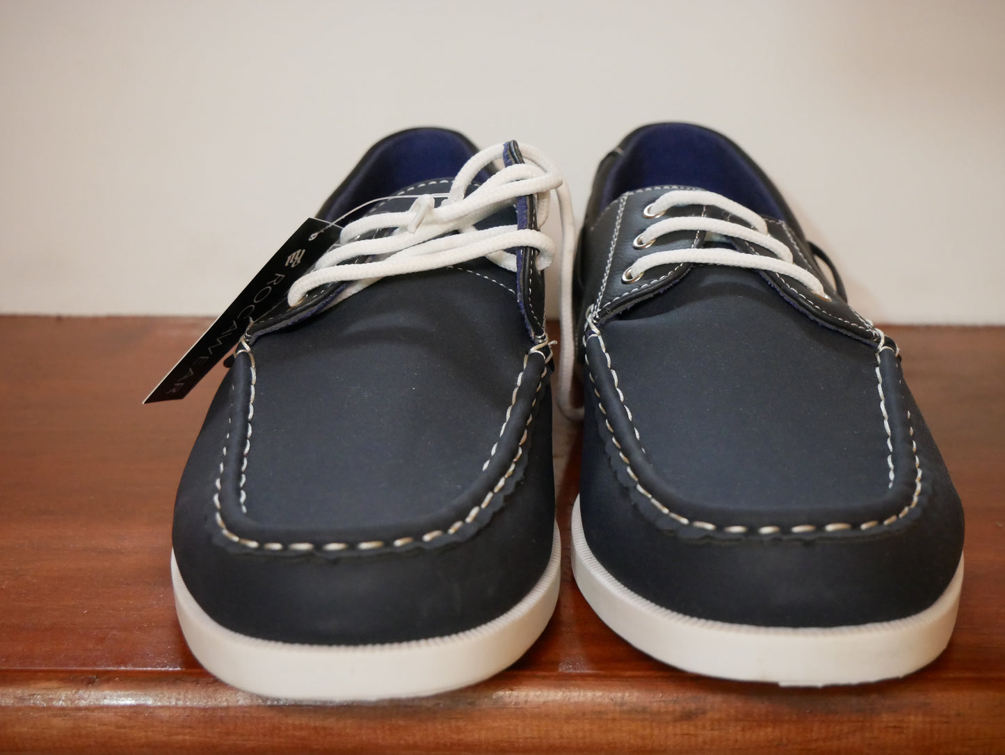 ROCAWEAR BOAT SHOES ( NAVY BLUE)/NEW