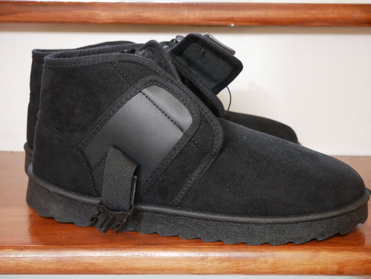 AMERICAN EXCHANGE SLIP ON BOOTS (BLACK)/NEW