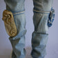 GRINDHOUSE SUPERSTRETCH DENIM JEANS (BLUE)/NEW