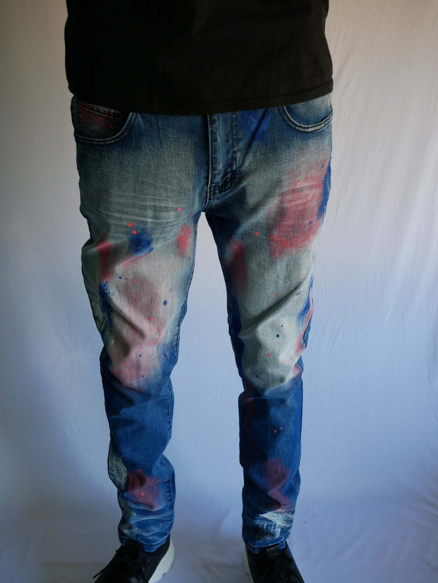 REBEL SKINNY FIT JEANS (INDIGO BLUE)/NEW