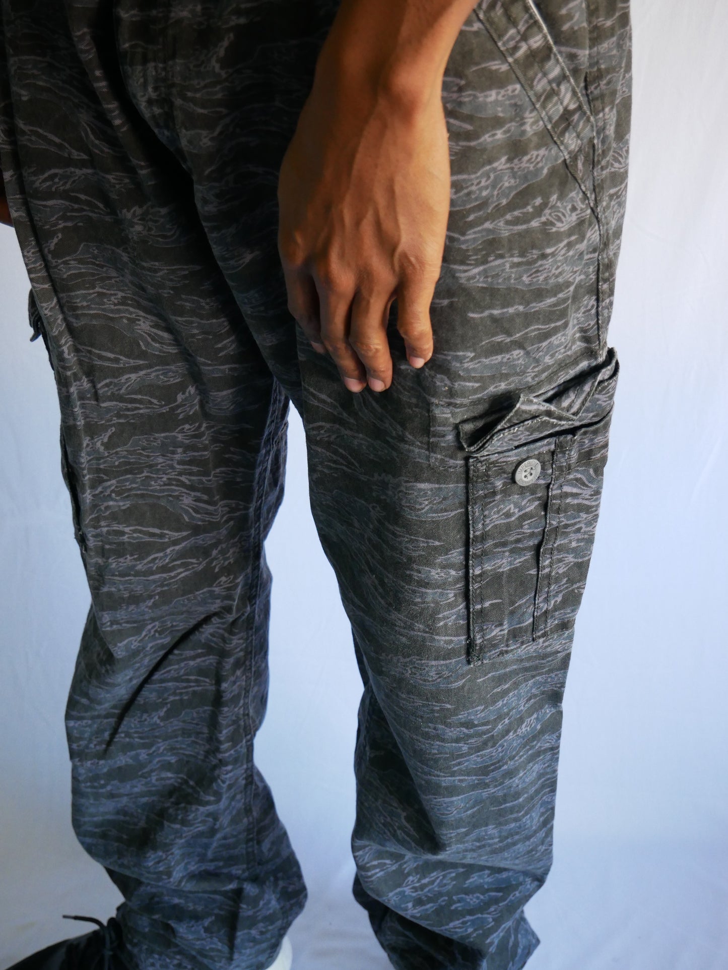 IMPERIOUS  CAMOUFLAGE PANTS (BLACK)/NEW