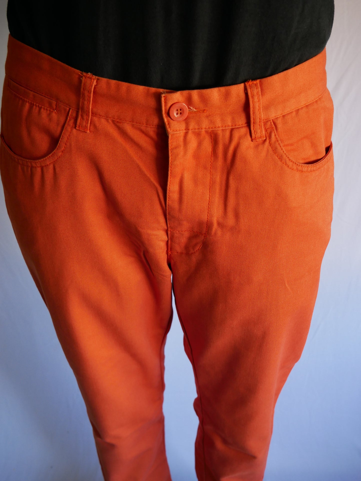 AMONGST OTHERS CHINO DRESS PANTS (ORANGE) USED