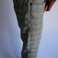 FRIED-DENIM CHECKERED PANTS. (GRAY)/NEW