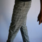 FRIED-DENIM CHECKERED PANTS. (GRAY)/NEW