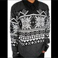 BLUE OCEAN LONG-SLEEVED SWEATER (BLACK)/NEW