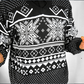 BLUE OCEAN LONG-SLEEVED SWEATER (BLACK)/NEW